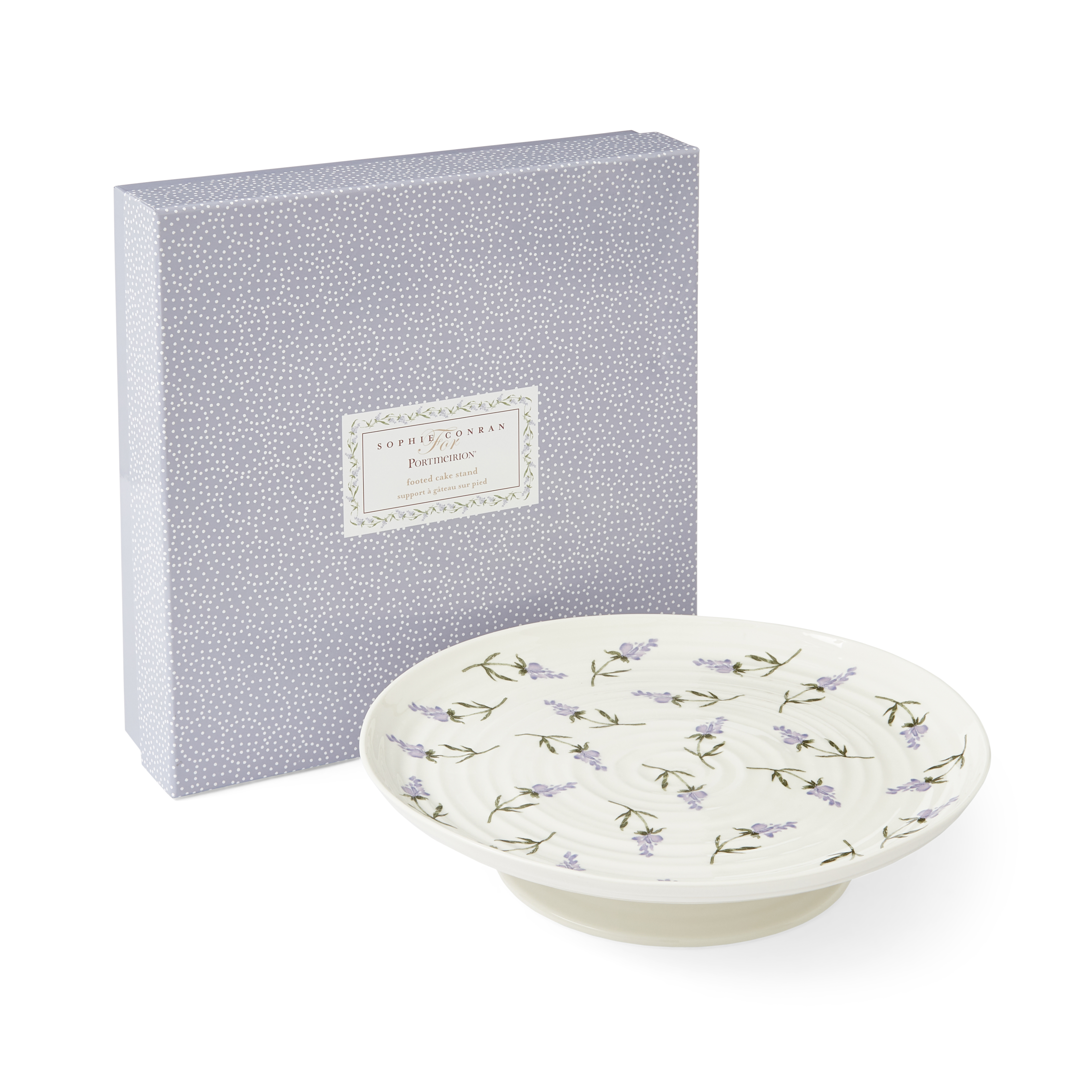 Sophie Conran Lavandula Footed Cake Stand image number null